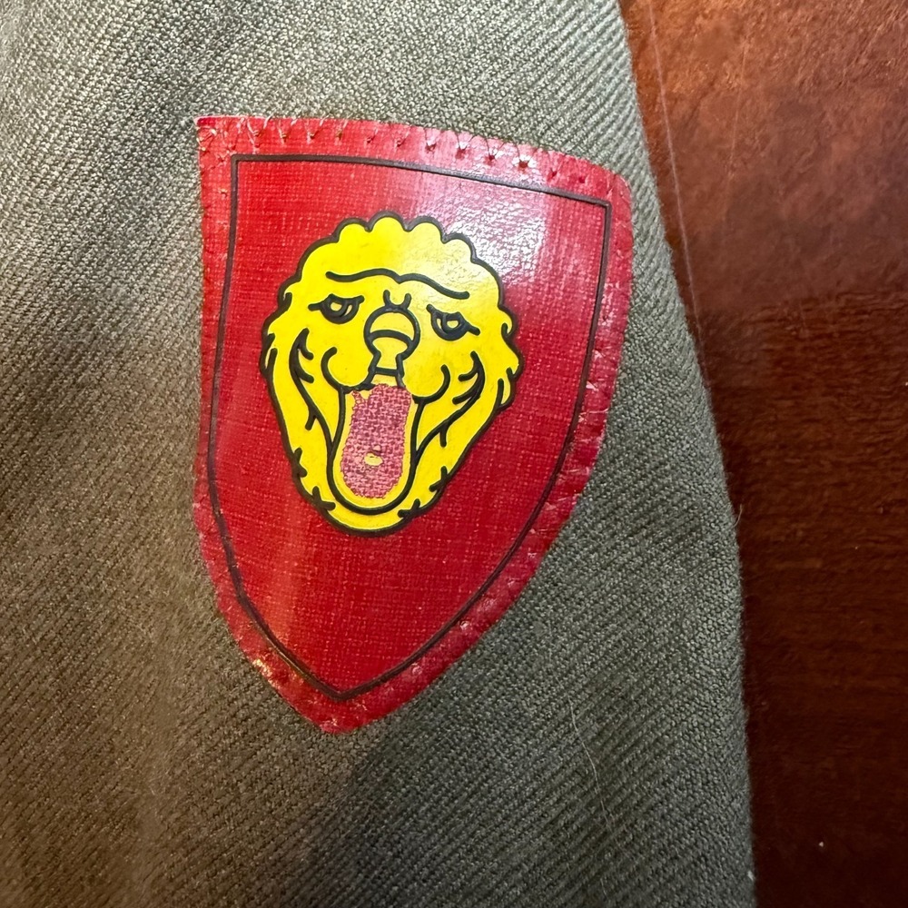 Vintage 1976 Belgian Military Wool Jacket Size 20E 4X Original Insignia - Picture 13 of 16